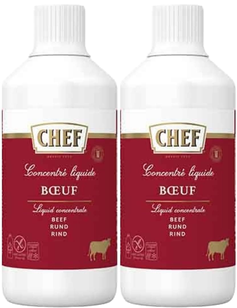 Parkers CHEF - BEEF Liquid Concentrate 1ltr - (Pack of 2)