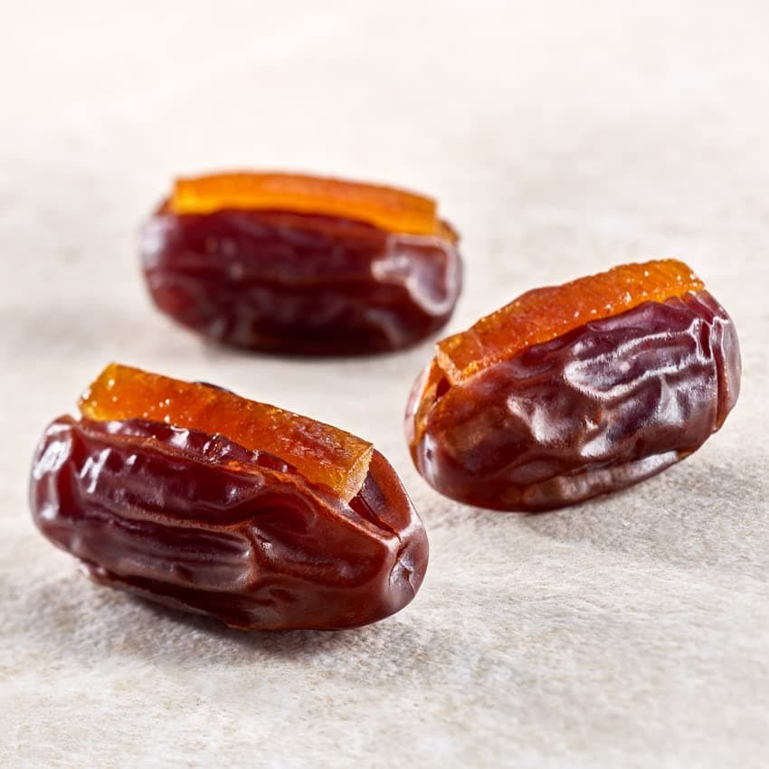 Bateel Khidri Premium Dates Filled with Candied Orange Peel Ballotin