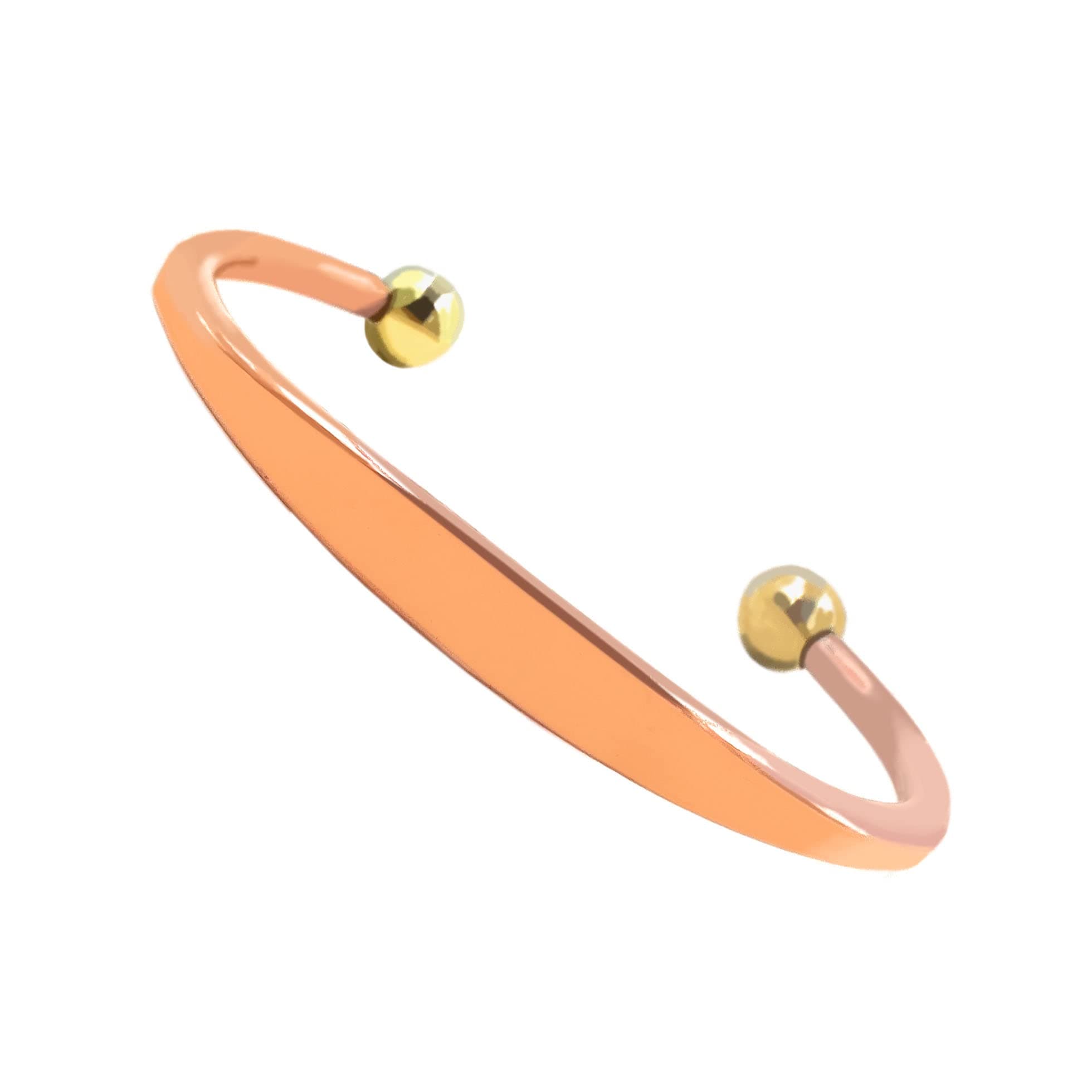 pure copper kada for men/copper kada/copper bracelet for men pure
