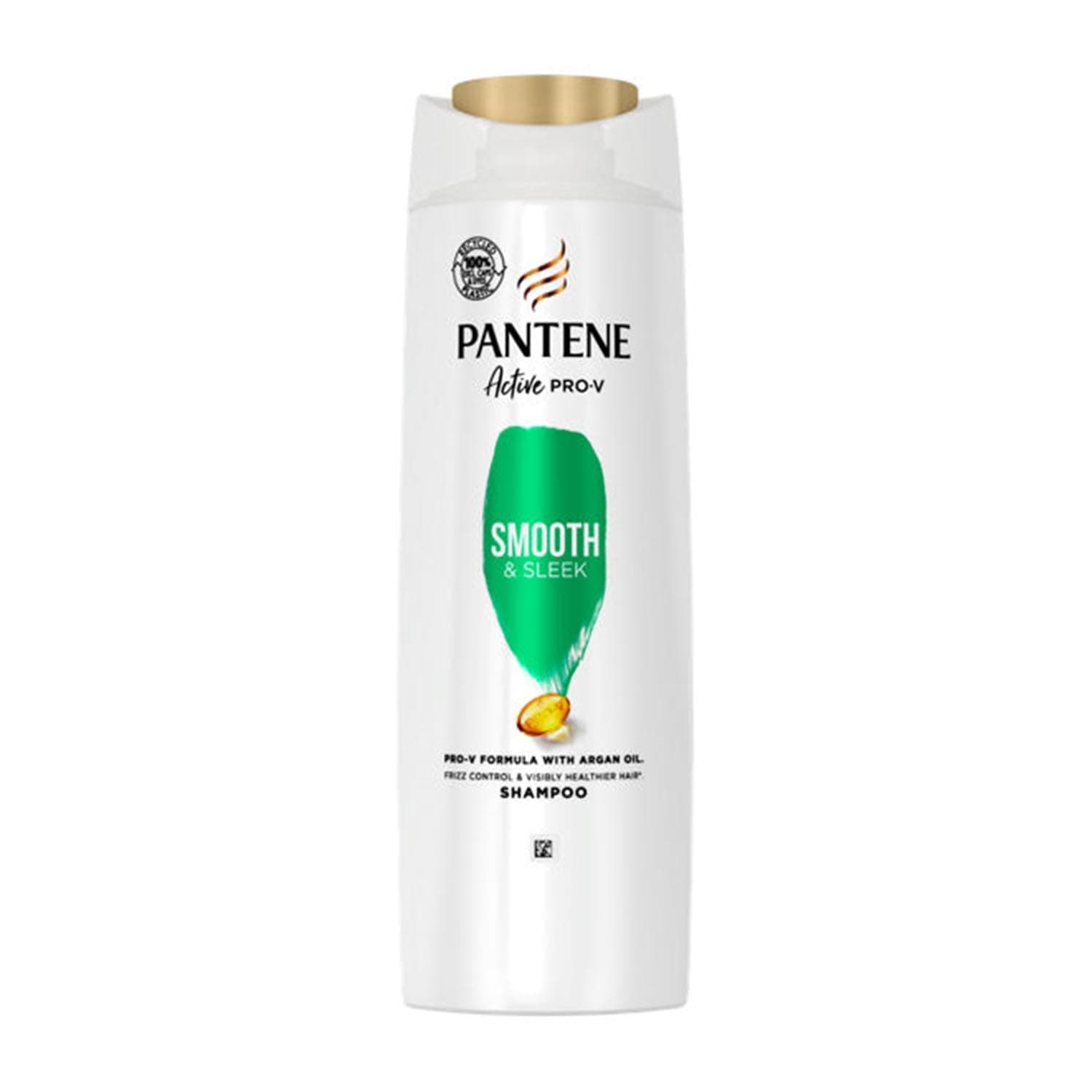 Pantene Pro-V Smooth & Sleek Silicone Free Frizz Ease Shampoo Pro-V Formula with Argan Oil 400ML