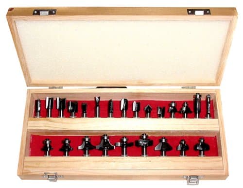 YTRB245 24-Piece 1/2-Inch Shank Carbide Router Bit Set