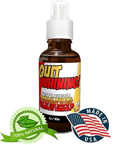 Natural Headache Relief, Sinus Or Tension Migraine Headaches Reliever, Lifetime Warranty! 30ml Best Headache Remedies, Easy Spray for Instant Relief, No Side Effects! Made in USA by Grandma Said So