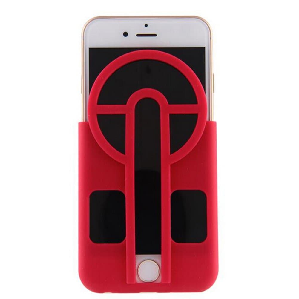 Zinx Pokemon Go Aimer Pokeball Bigbong Silicone Mobile Phone Case For Iphone 6 6s 6 Plus Easy Aim Assist Plate Guide Sight (Red Iphone 6/6s 4.7inch)