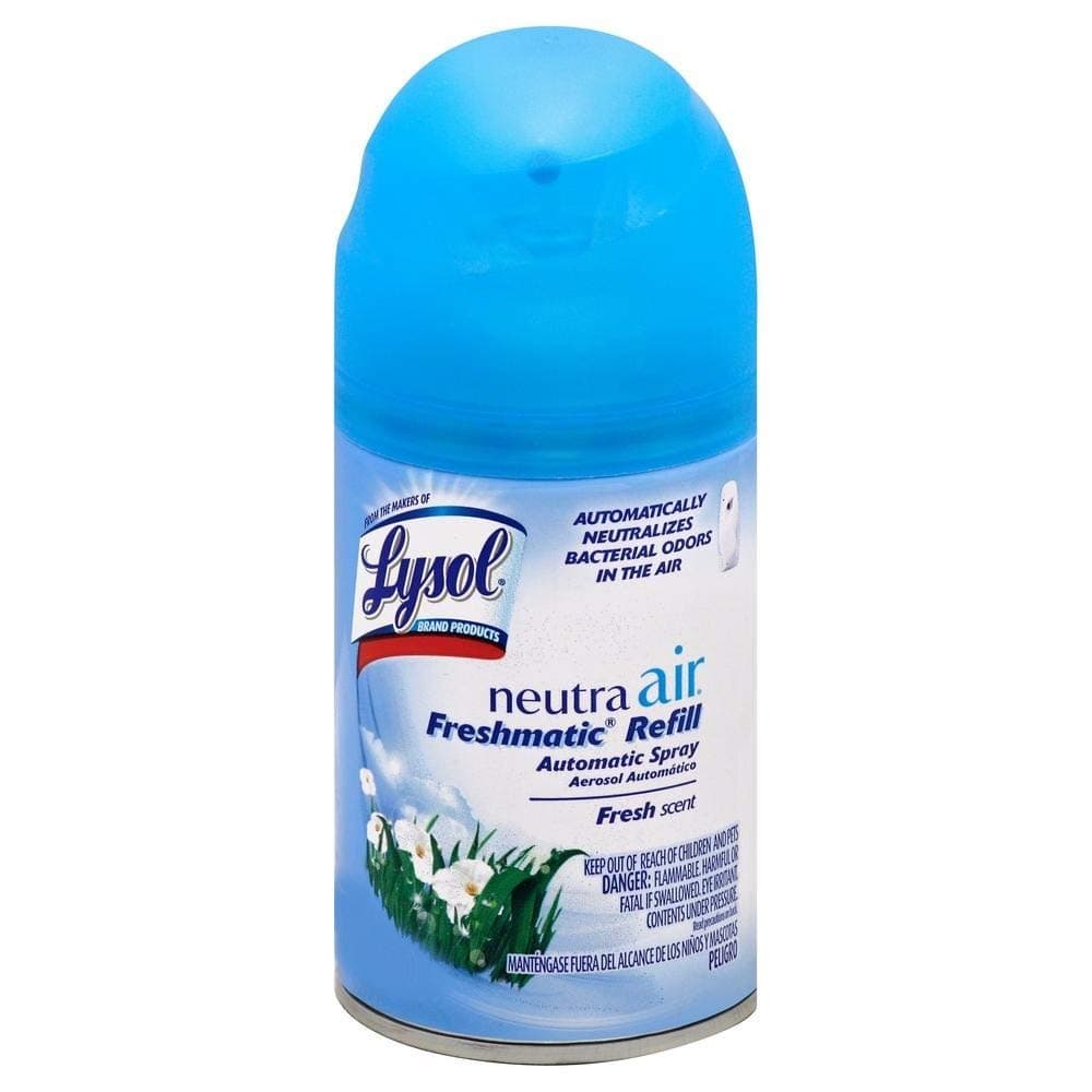 Lysol - 19200798310 Neutra Air Freshmatic 6 Refills Automatic Spray, Fresh Scent, (6 X 5.89oz), Air Freshener, Odor Neutralizer