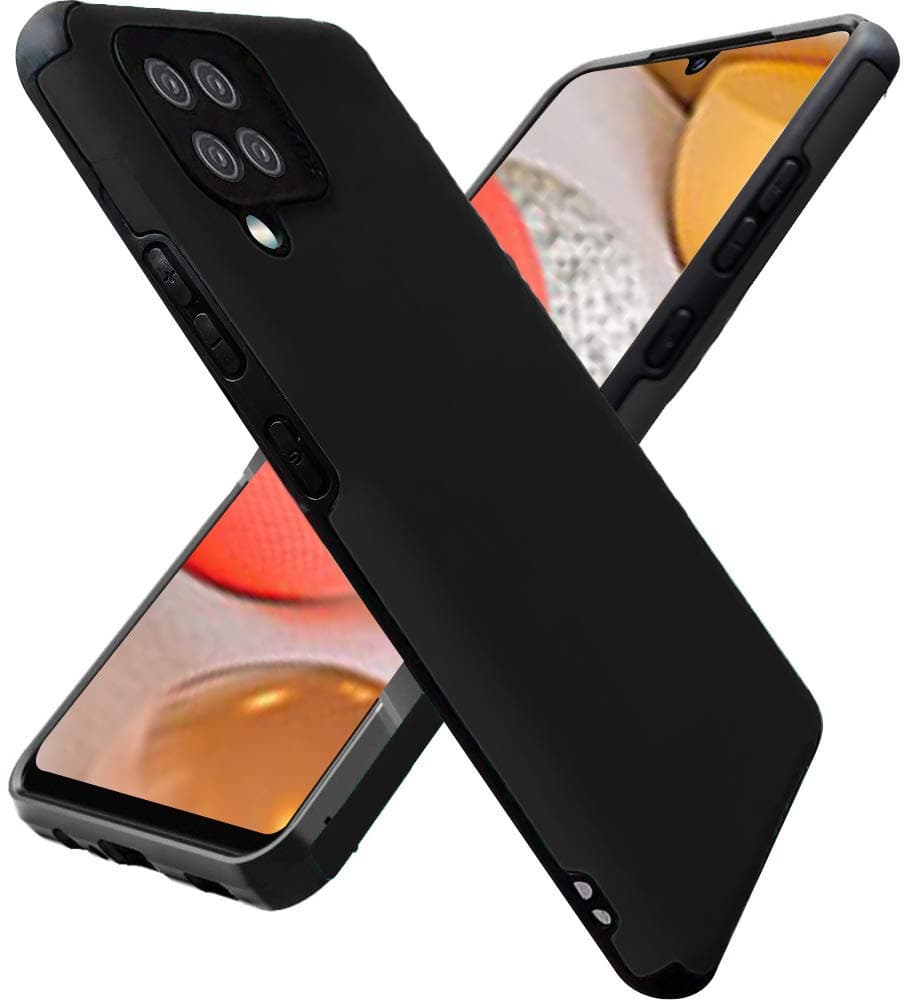 Samsung galaxy A42 5G Phone Case, Shock-Absorption Flexible TPU Rubber Protective Cell Phone Cover for Galaxy A42 5G Phone case 6.6" (galaxy A42 5G Black)