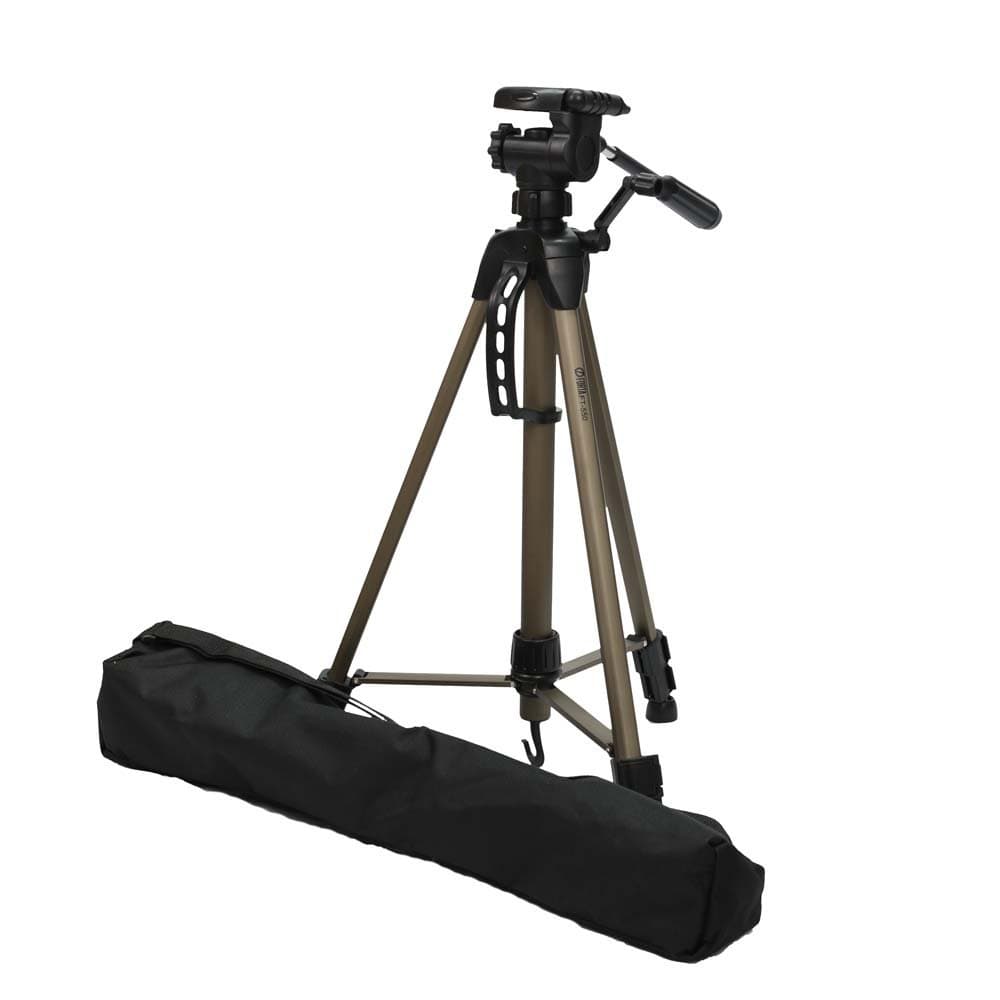 59" Inch Tripod for Canon Camera DSLR Rebel T6s, T6i, T3i, T4i, T5i, T2i, SL1, T5, T3 with 3-way Pan Head and Carrying Bag