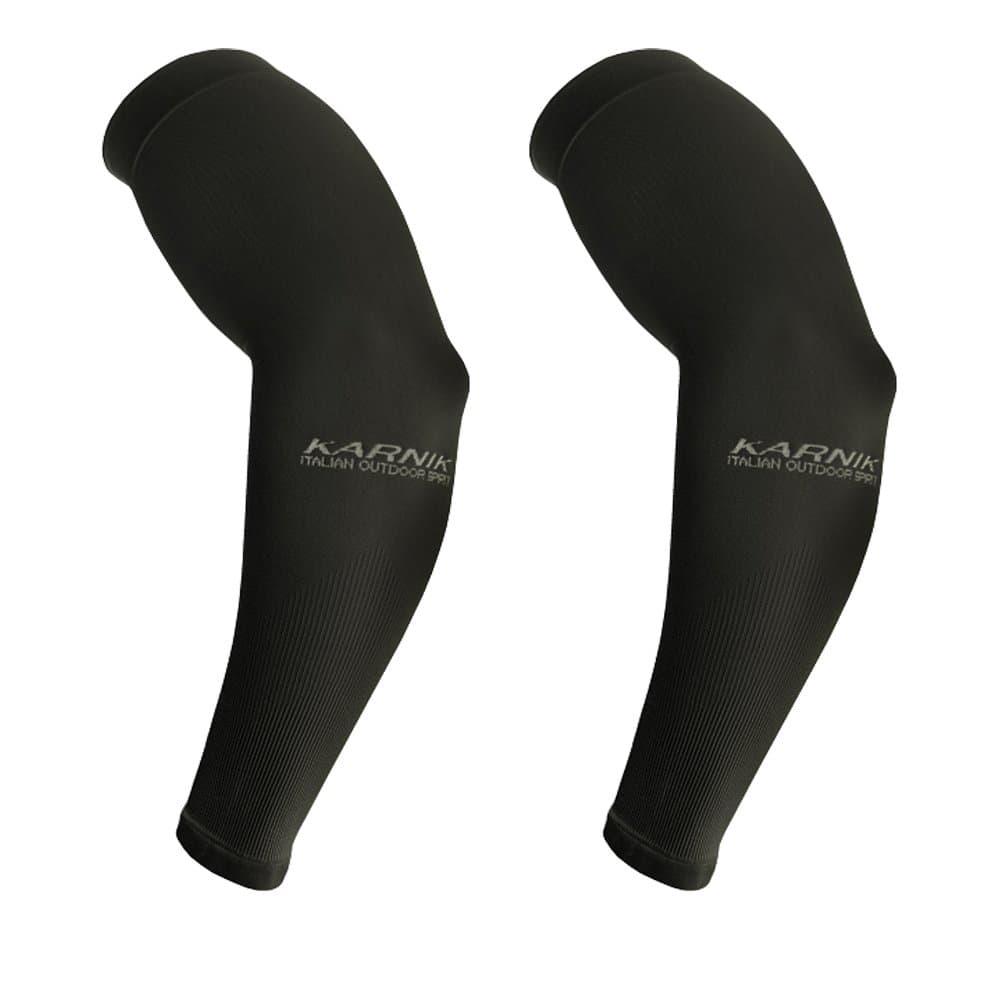Karnik UV Protection Cooler Arm Sleeves 1pair for Bike/Hiking/Golf (Black)