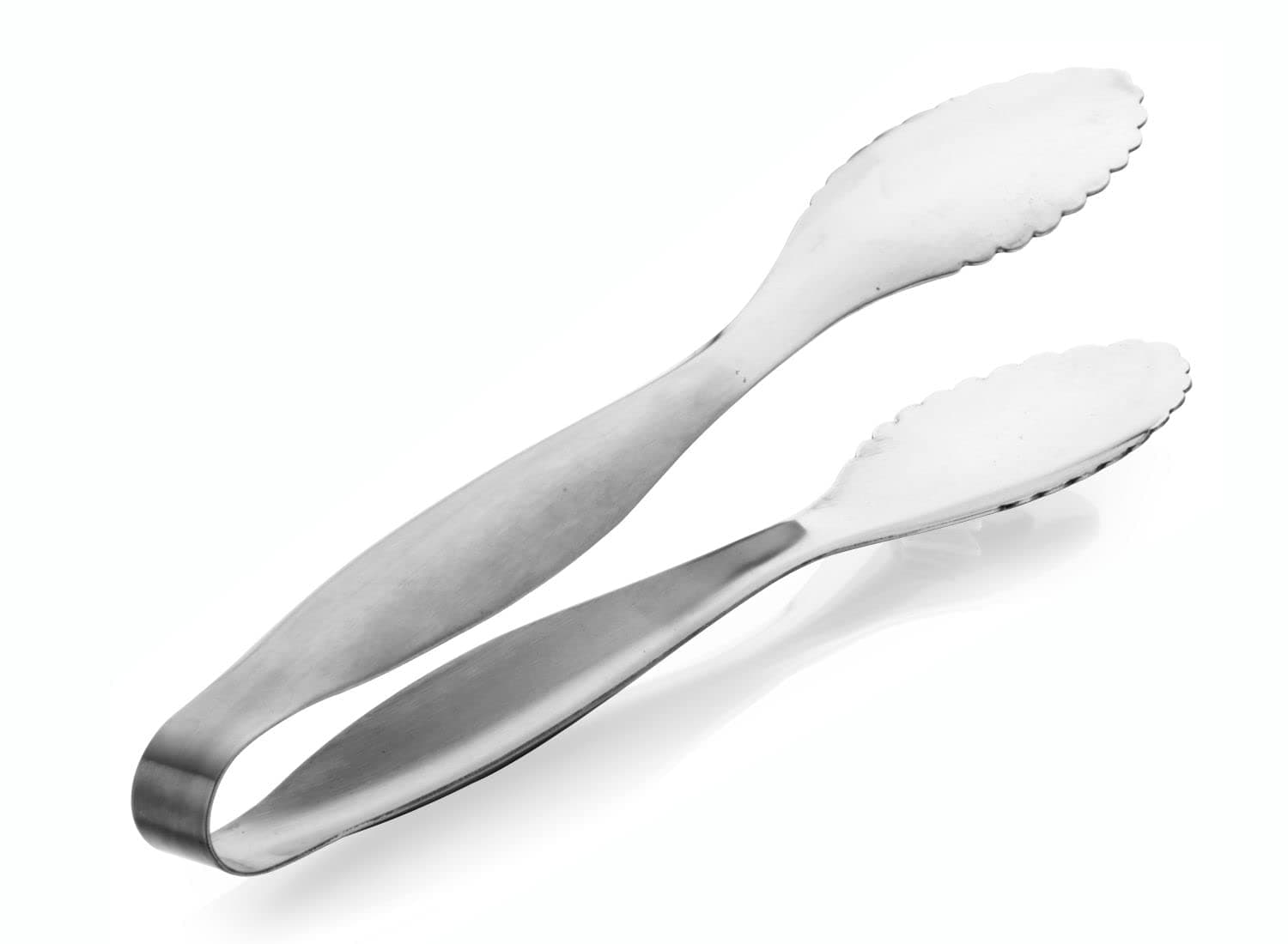SignoraWare Stainless Steel Heavy Gauge(1 MM) High Gloss Multi Utility Plain Small Tong (Size 15.5 cm)