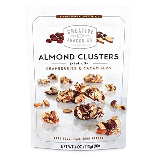 Creative Snacks, Almond Clusters, Cashews & Cranberries, 4 oz, Pack of 6
