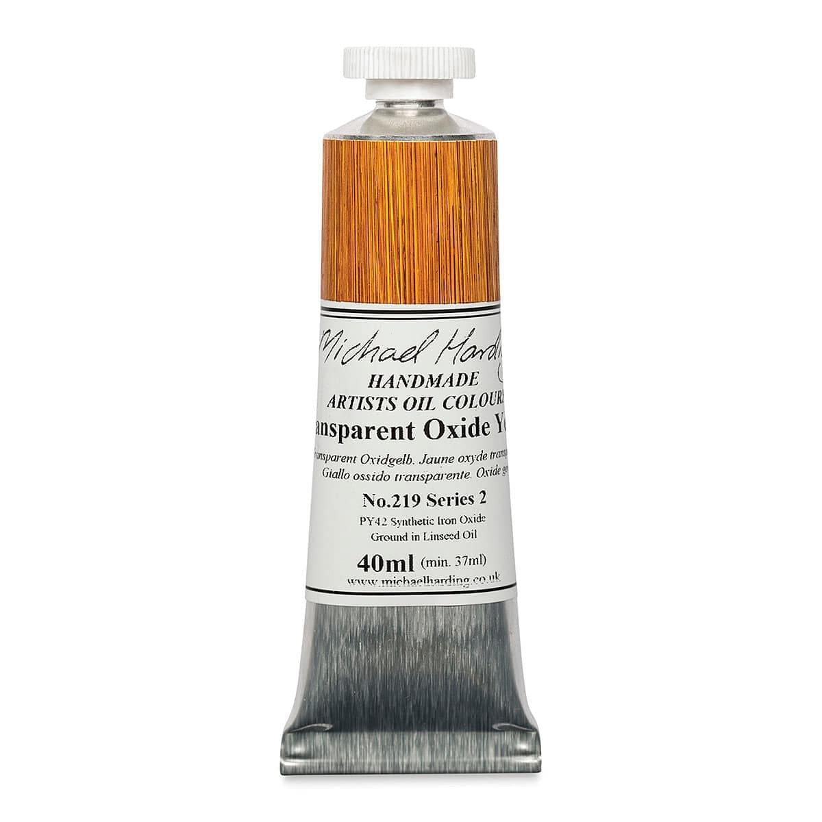 Artist Oil Colours - Transparent Oxide Yellow - 40ml Tube