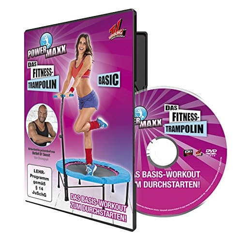 TV unser Power Maxx 00171 Basic Trampoline Fitness DVD German Language