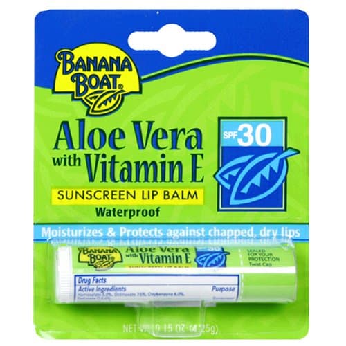 Banana Boat Aloe Vera SPF 30 Lip Balm 3 Pack