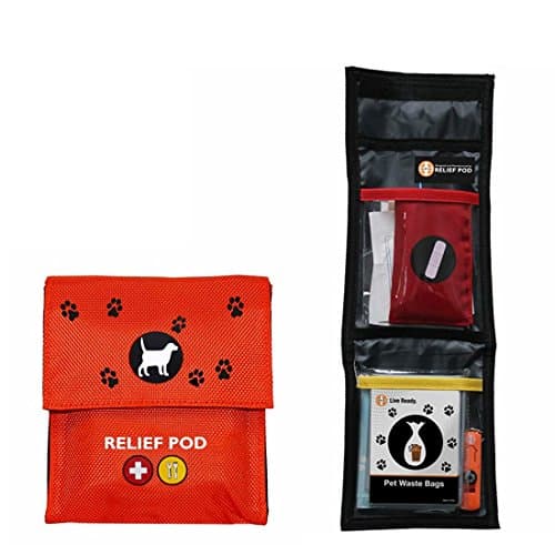 Relief Pod RP132-240P-820 Orange 5” x 5½” x 2½" Dog Active Safety Pouch