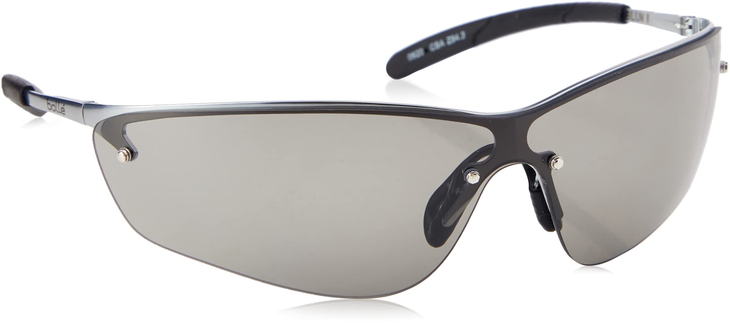 Bolle SILIUM+ SILPSF Safety Glasses with Smoke Grey Lenses
