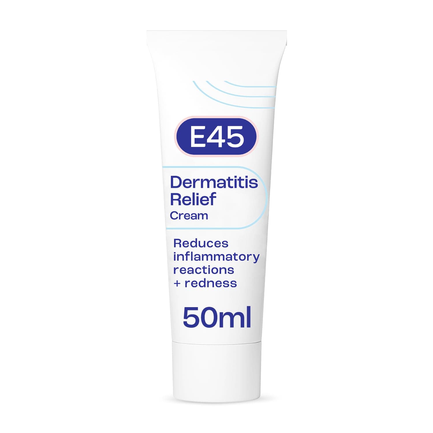 E45 Dermatitis Cream 50 ml to Treat Symptoms of Dermatitis or Eczema – Relieve Itching and Reduce Inflammation and Redness - Anti-Inflammatory Eczema & Dermatitis Cream - Steroid Free