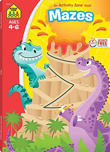 School Zone Mazes 96-Page Workbook