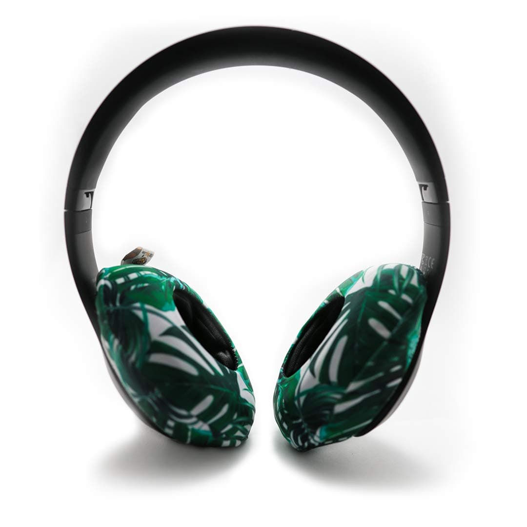 EarHugz® Sweat Protecting Washable Headphone Covers - Protect All Headphones - Makeup Resistant - Gym Workout, Gamer, DJ Headphones (Regular)