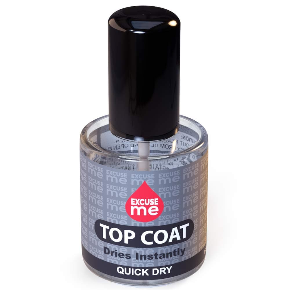 Quick Dry Fast Drying Super Shiny Nail Polish Top Coat 0.5 oz 15ml