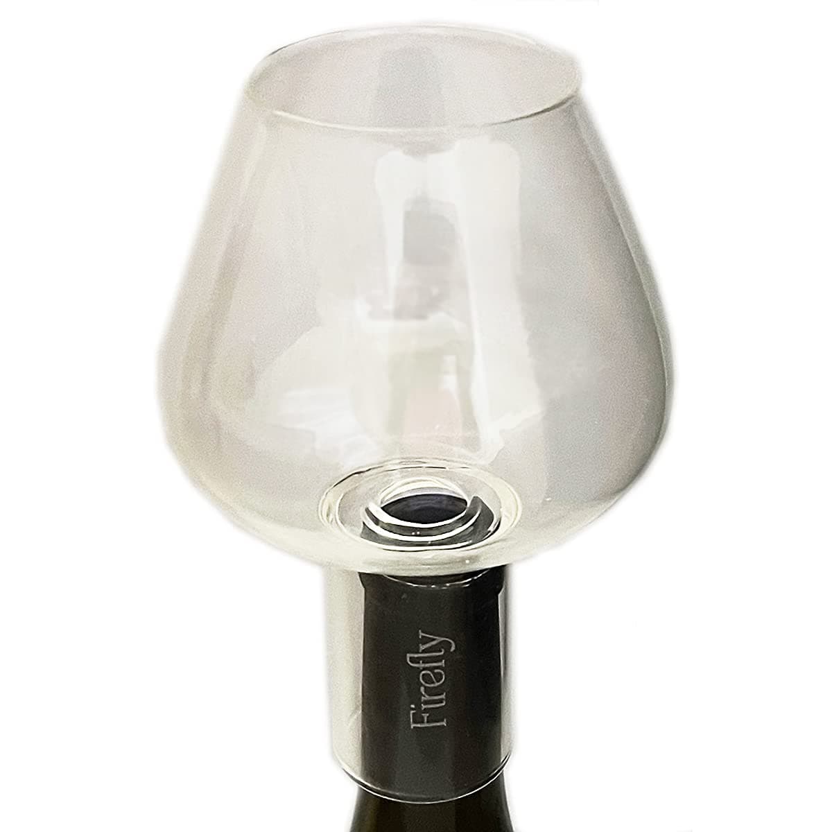 Handcrafted Glass Hurricane Lamp Chimney Globe - Oil Lamp Glass Replacement - Wine Bottle Flame Protector, 6-Inch Borosilicate Glass Globe, Standard Wine Bottle Neck Fit, Decorative Home Lighting