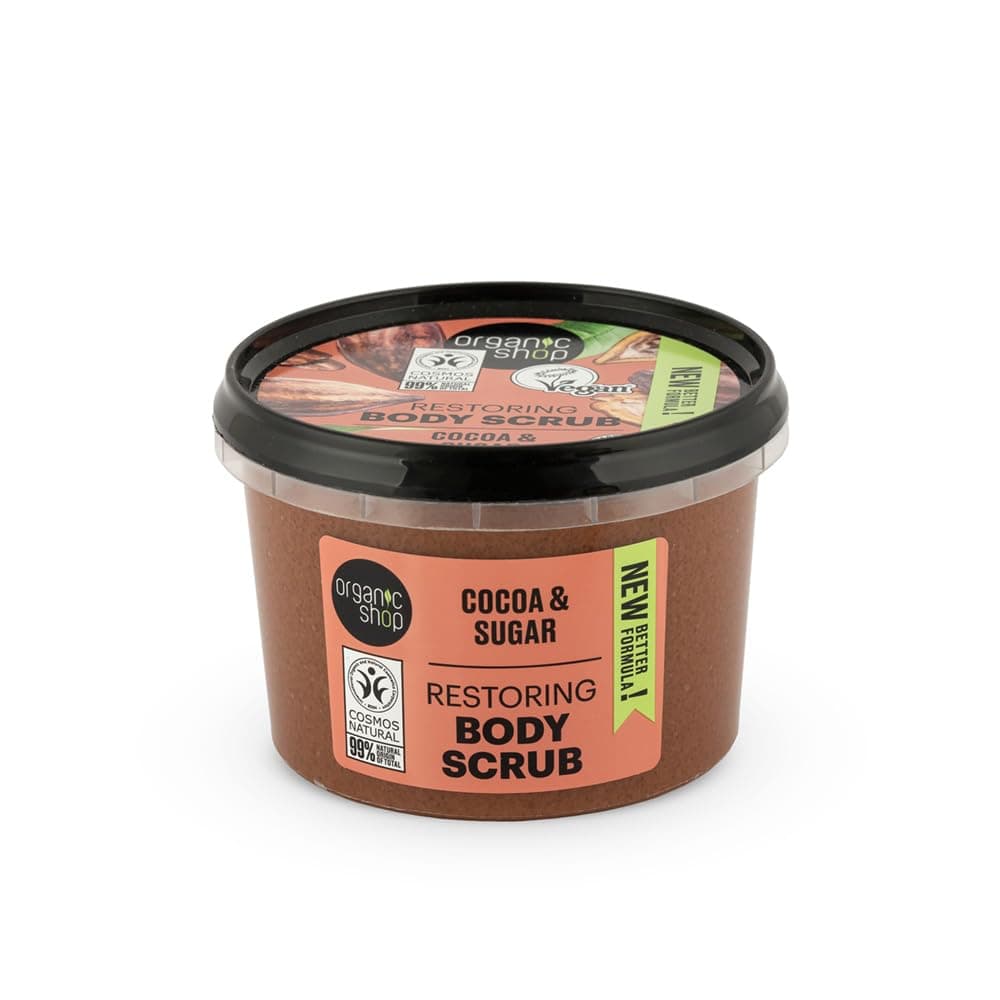 Body Scrub Natural Belgian Chocolate and Sugar 250ml
