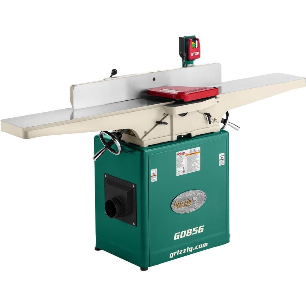 Grizzly Industrial G0856-8" x 72" Jointer w/Helical Cutterhead & Mobile Base