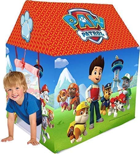 SARJUDAS ENTERPRISE Play Tent Extremely Light Weight Water Resistant Kids Play Sweet Home Pretend Playhouse Tent House for Girls and Boys (Paw Patrol Tent)