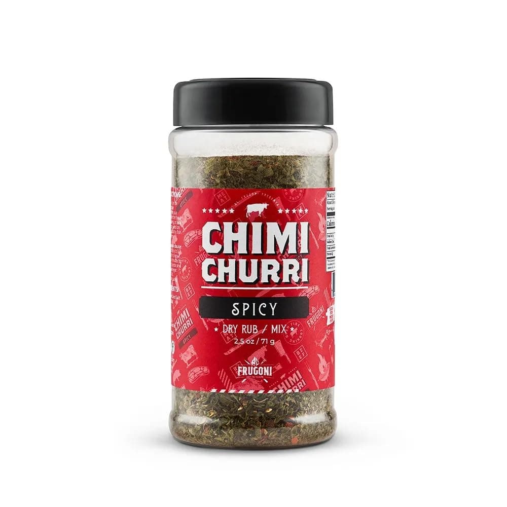 Al Frugoni Chimichurri- Spicy- It's a sauce, a rub, a seasoning/condiment, a marinade