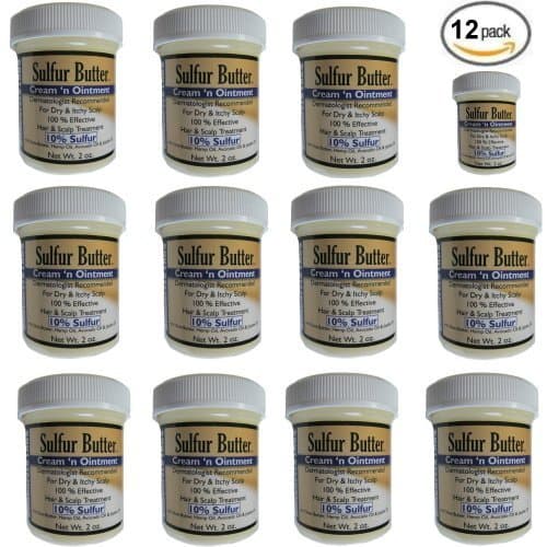 12 Pack - Sulfur Ointment - Sulfur Butter Creme 'N Ointment