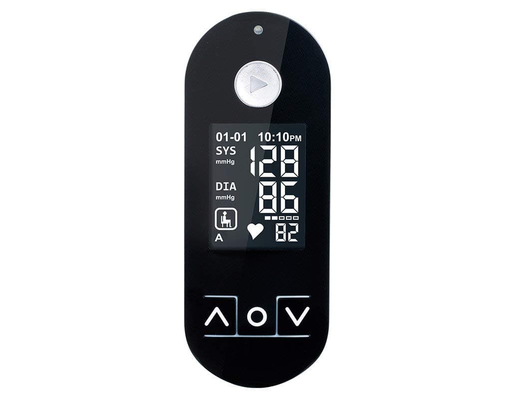 Maisense Free Scan Free Scan Personal Cardiovascular Monitor with Pulse and Blood Pressure Measurements without Cuffs (White)