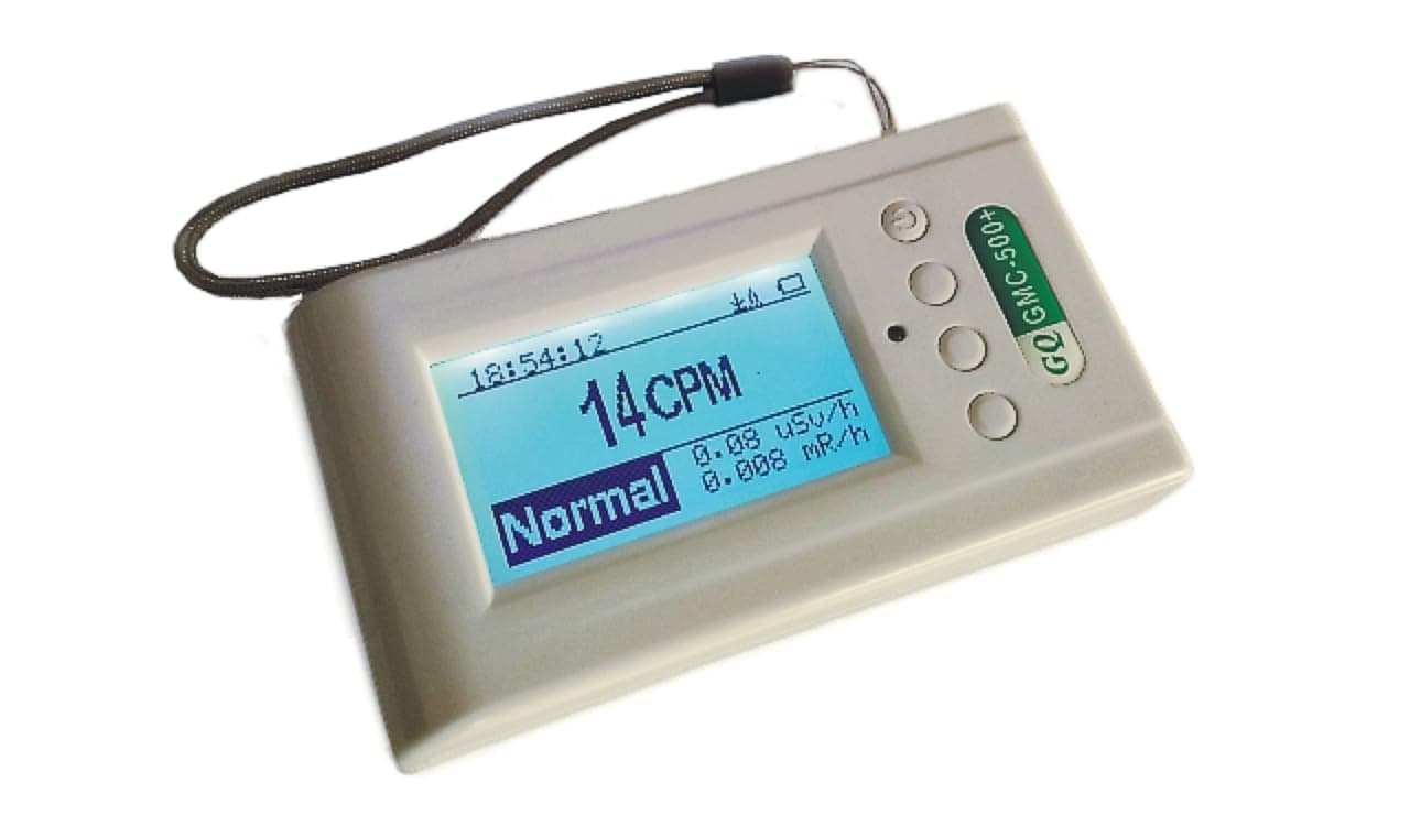 GMC-500Plus Geiger Counter Nuclear Radiation Detector Monitor Dosimeter, White