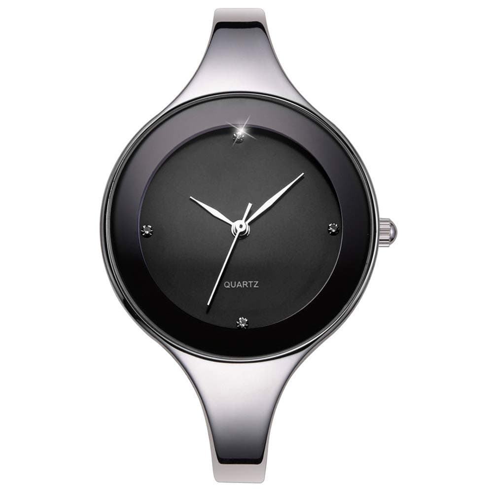 Weicam Luxury Ladies Bracelet Stainless Steel Bangle Wrist Watch Womens Quartz Analog Watch Best Gifts