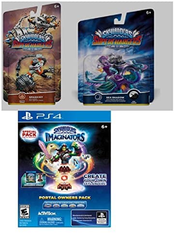 SKYLANDERS IMAGINATORS PORTAL OWNERS PACK, PLUS BONUS SKYLANDERS SEA SHADOW VEHICLE (PS4)
