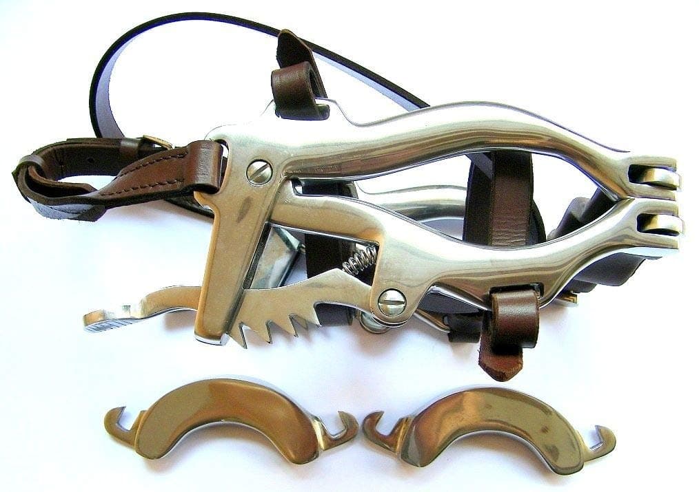 Surgical Instrument Specialists Hausman Speculum With Biothene Straps Dental Equipment Horse Mouth Gag