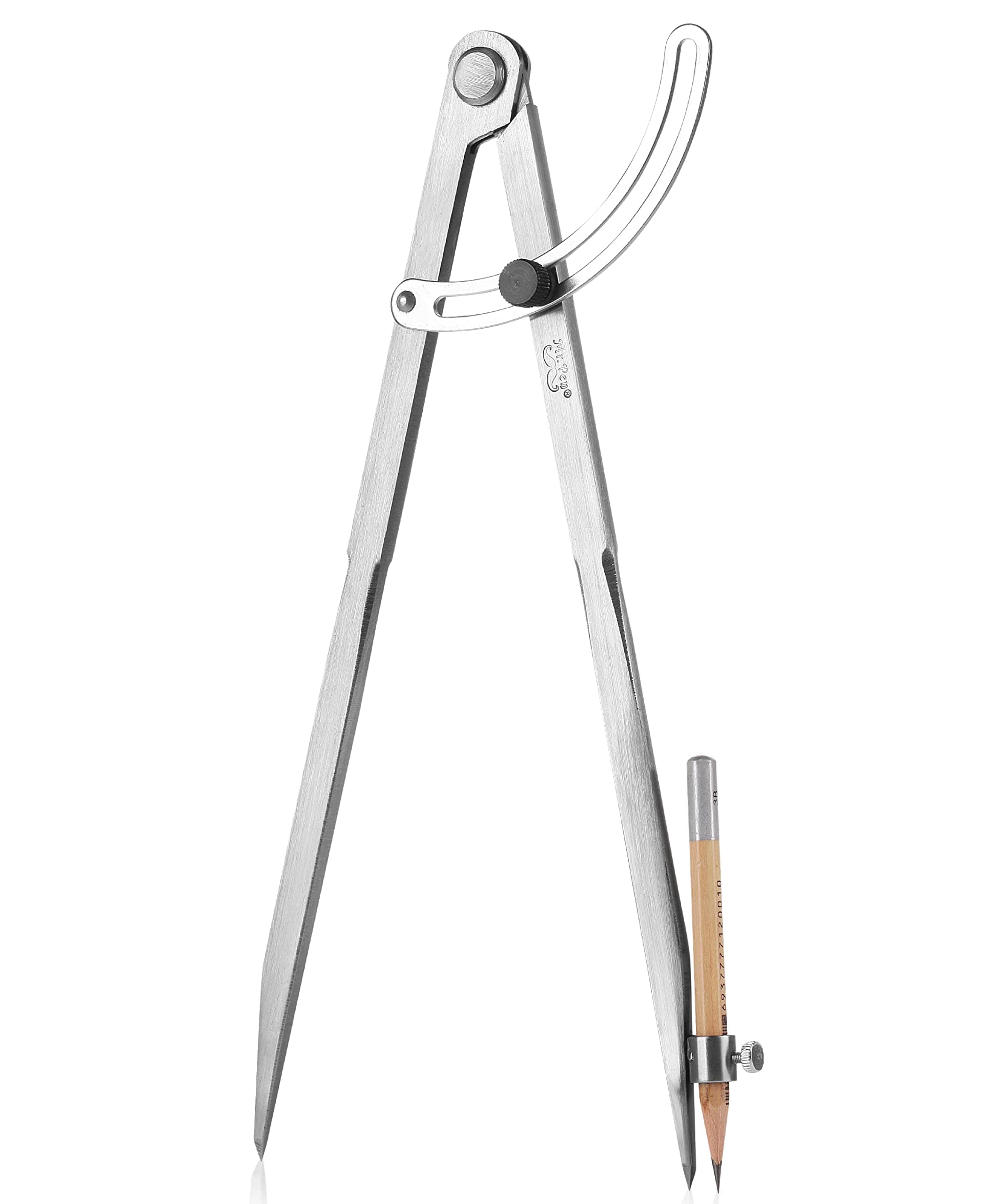 Mr. Pen- Professional Large Compass for Woodworking, 12 Inch Compass with Wing, Compass for Geometry, Compass Drawing Tool, Woodworking Compass, Pencil Compass for Carpenter, Drafting, Drawing Compass