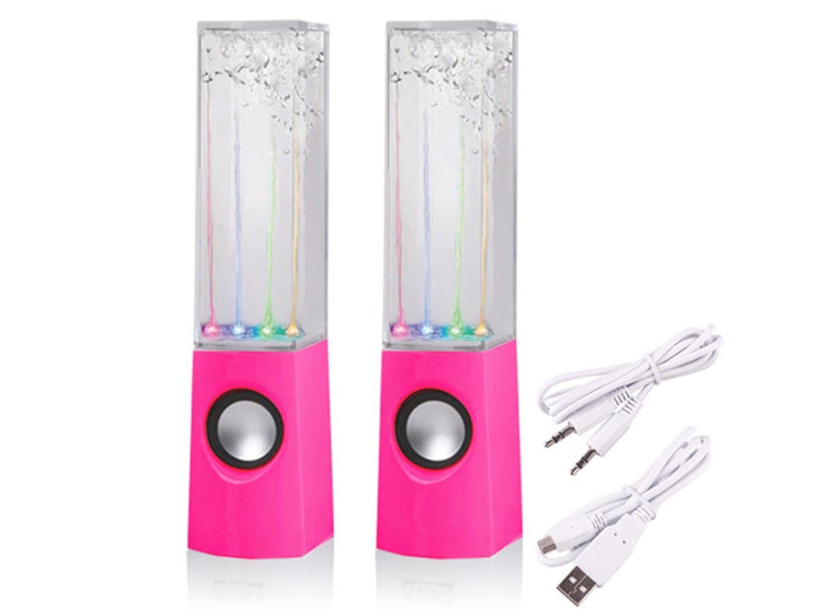 Leading Edge: Dancing Water Speaker - Pink