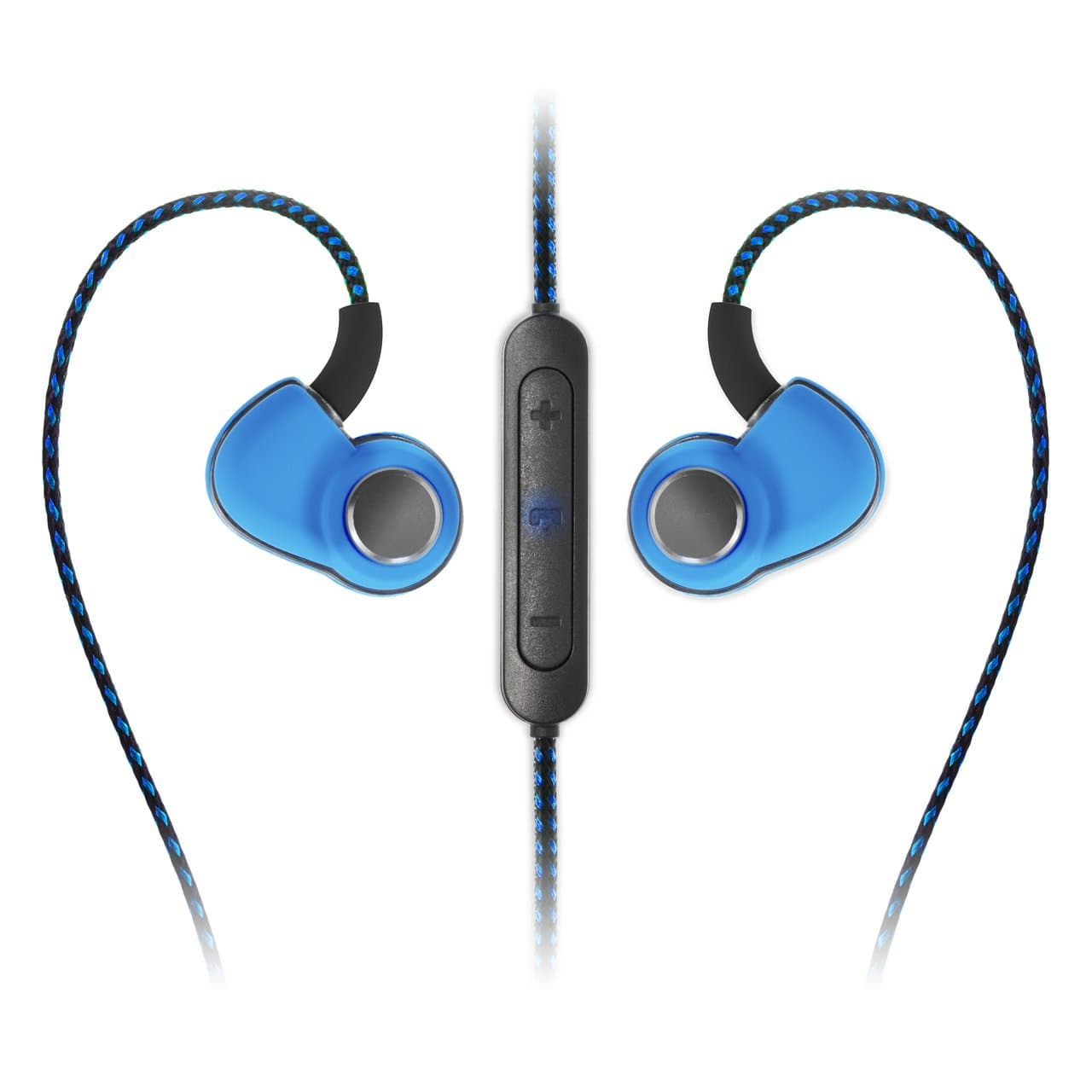 SoundMAGIC ST30 In-Ear Isolating Wireless Sports Earphone with Detachable Modular Cables - Blue/Black