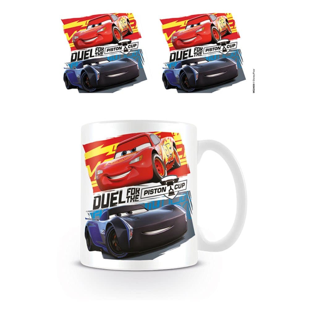 Pyramid International "Cars 3 (Duel For The Piston Cup) Official Boxed Ceramic Coffee/Tea Mug, Multi-Colour, 11 oz/315 ml