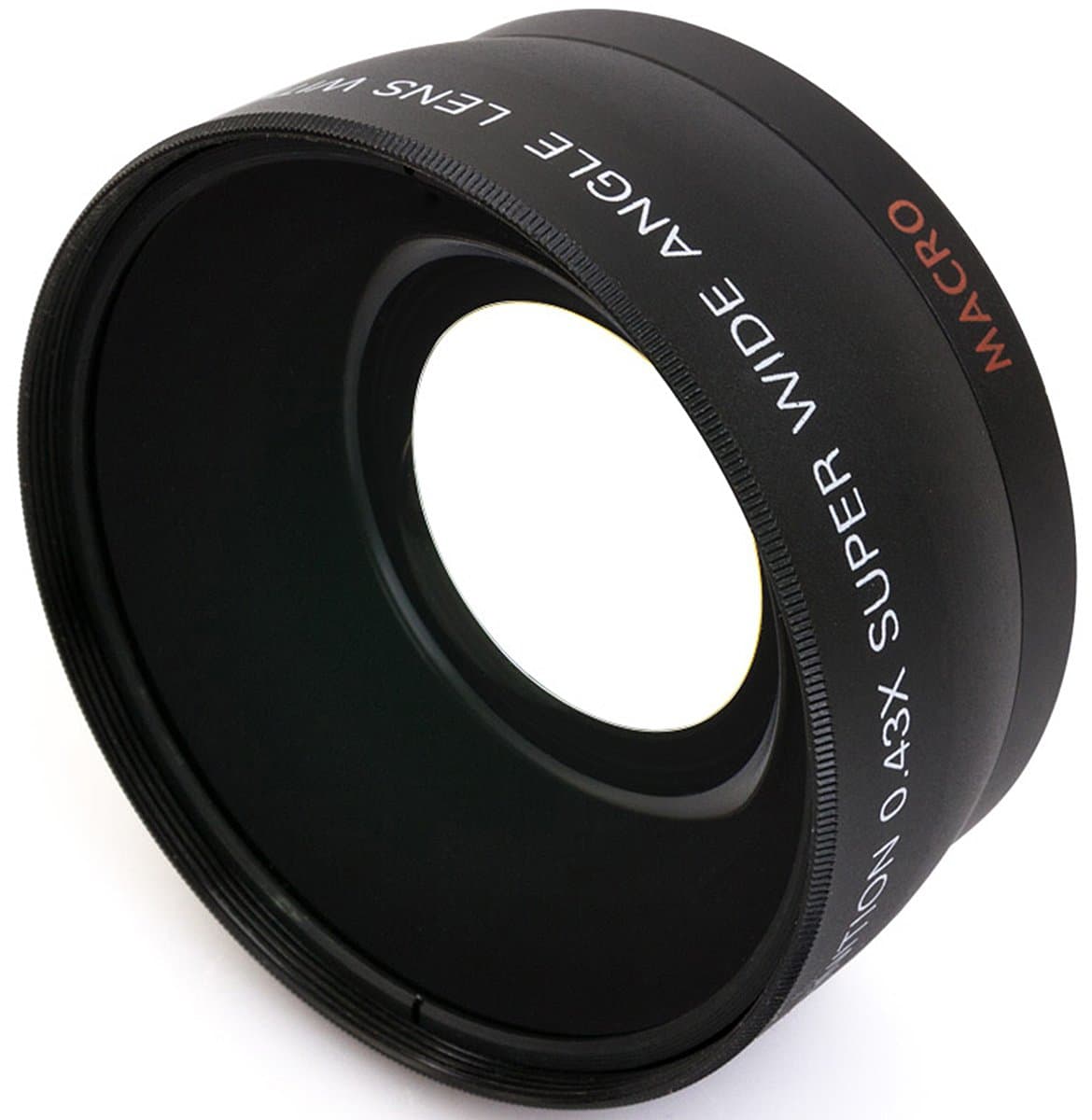 DM5243X 0.43X Super Wide Angle Lens with Macro for 52mm (Black)