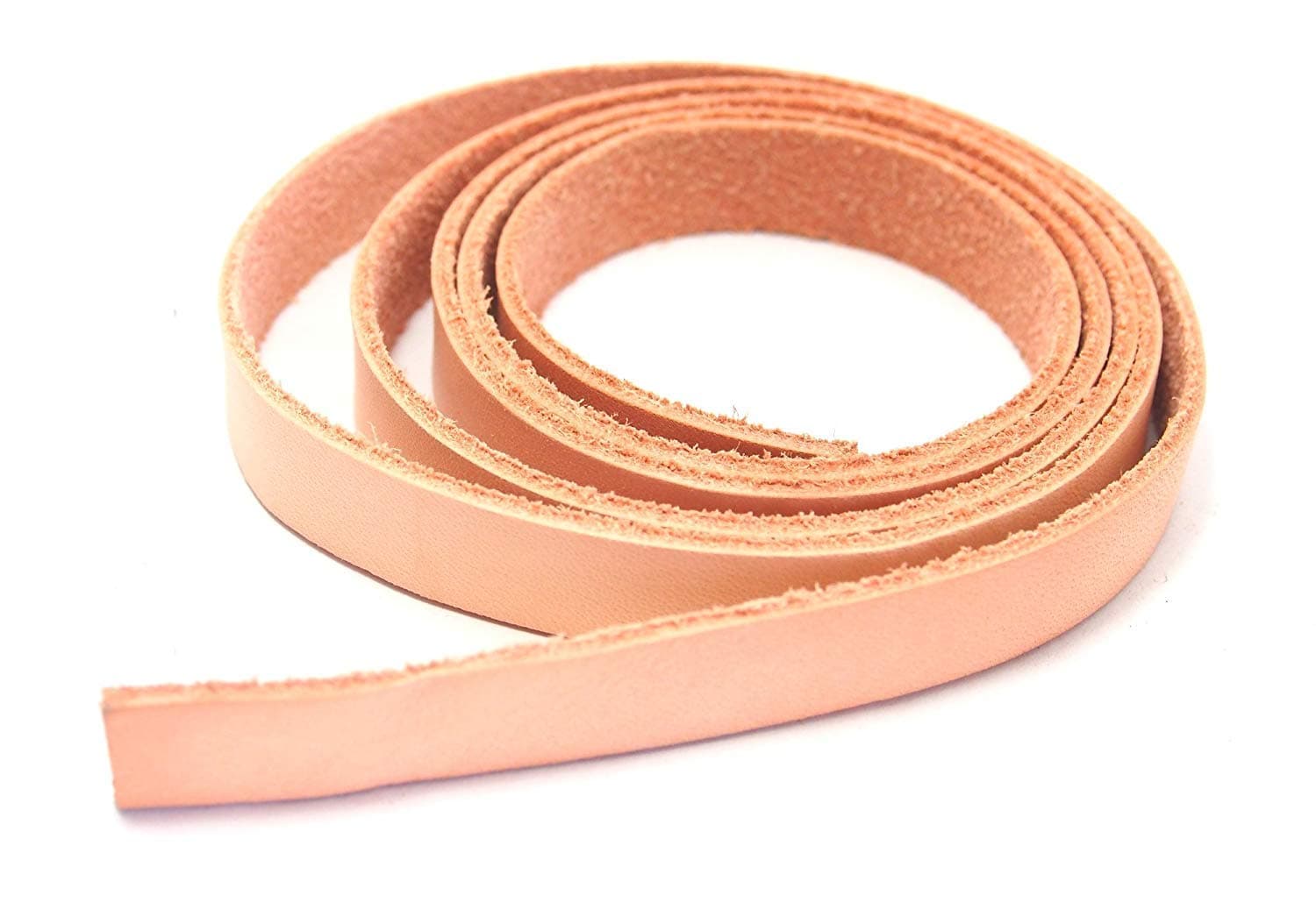 AstroG @ GL2 Veg Tan Cowhide Leather Strip Cord Size 1/2 x 40 inch