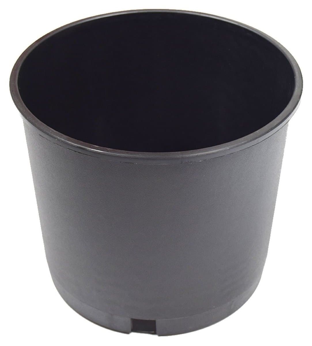 5 Gallon Plant Flower Pot by Hypergreens Holds 2.5 Gallons | Plastic Nursery Pot for Plants (Packs of 10)