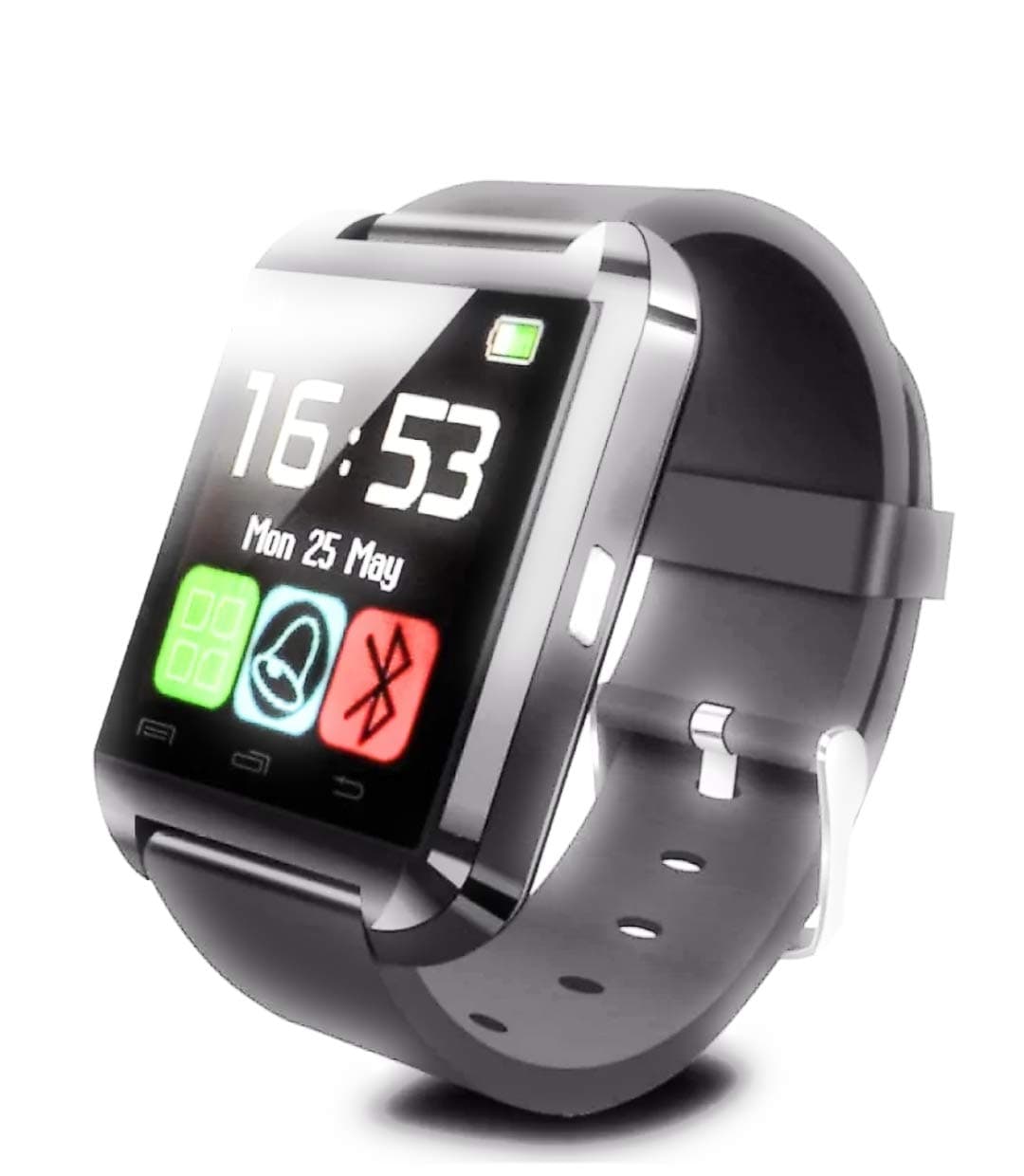 UIMI Bingo U8 Watch Bluetooth Smart Wrist Watch Phone for IOS Android Samsung Iphone (Black)
