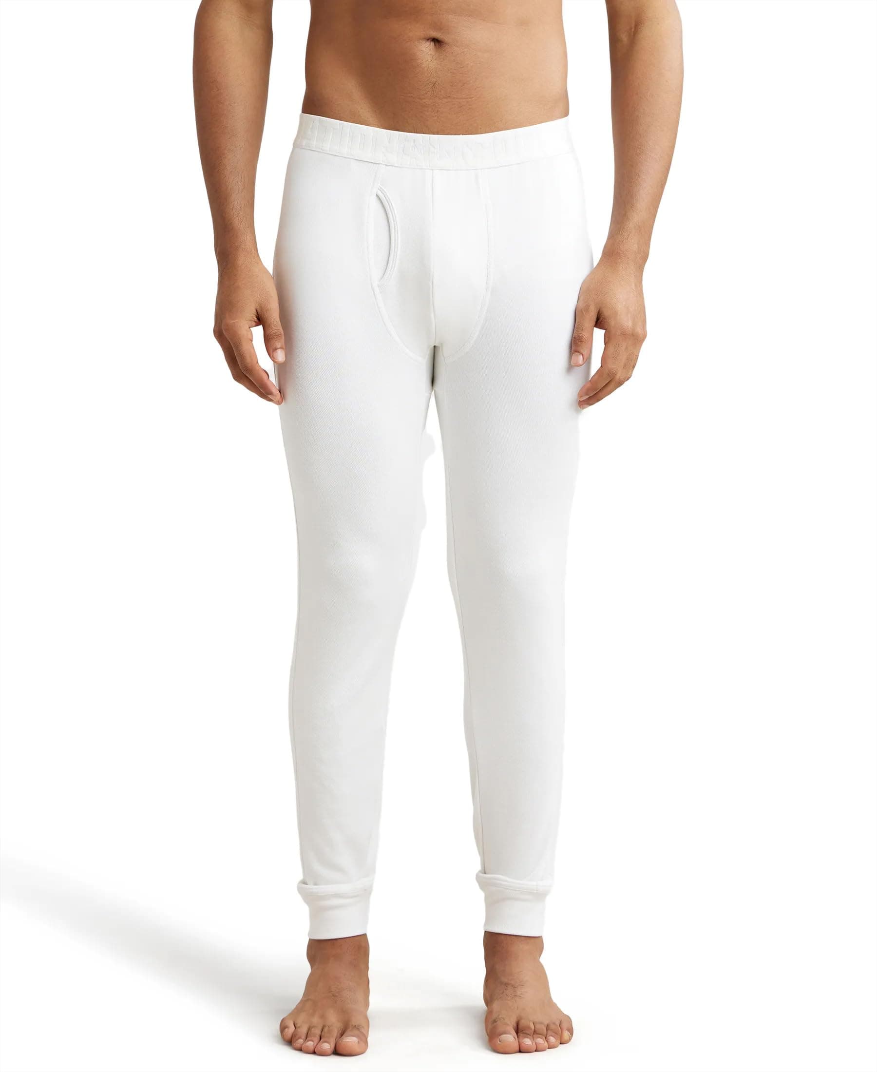 Jockey2623 Men's Soft Touch Microfiber Elastane Stretch Fleece Fabric Mid Rise Thermal Long John with Stay Fresh & StayWarm Technology