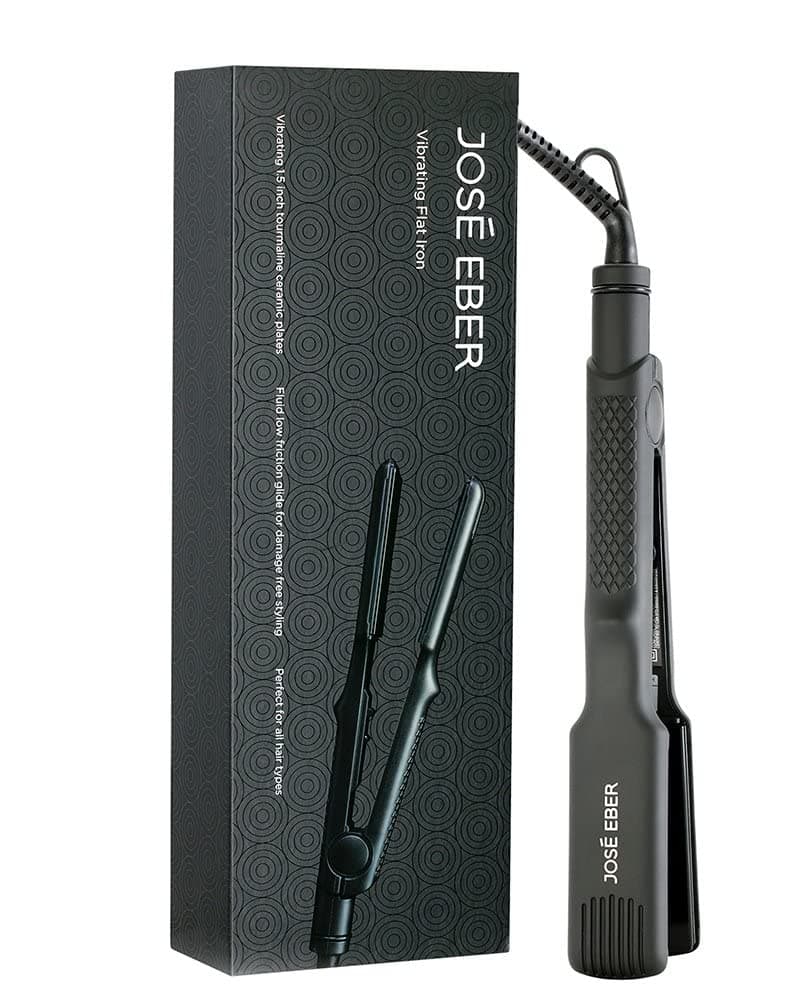 Jose Eber Vibrating 1.5" Flat Iron Hair Straightener Iron Innovative vibrating technology Real-time oscillation Dual voltage 110V/240V