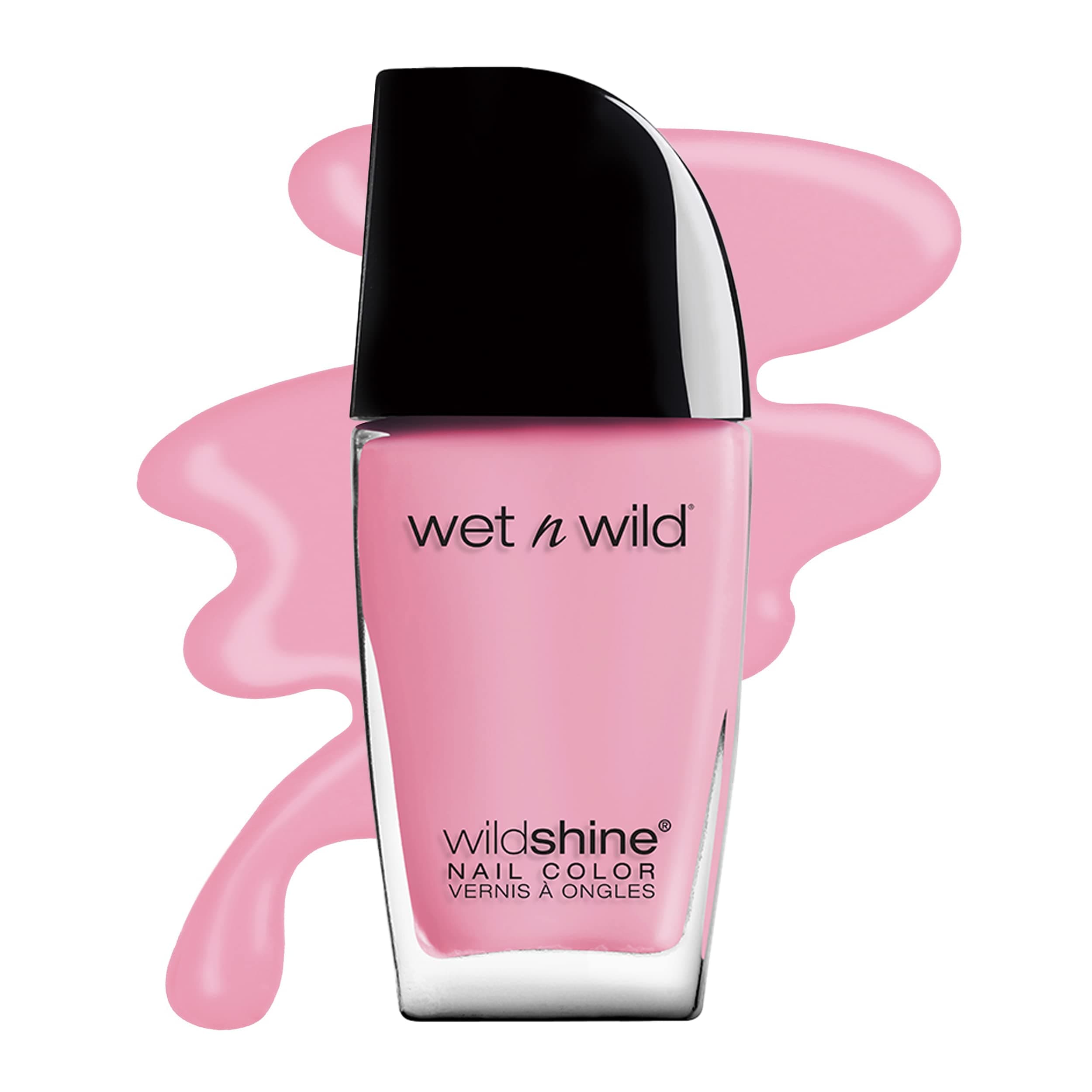 Wild Shine Nail Color, High-Shine Finish – Tickled Pink(Carded)
