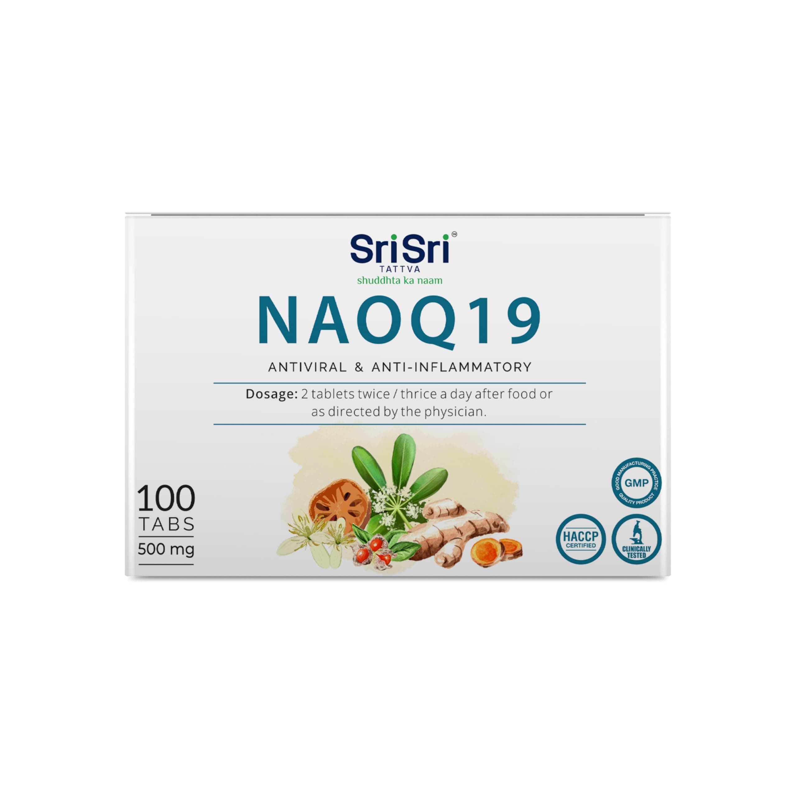 NAOQ19 - Anti Viral,10 Strips x 10 Number|500mg, 60 grams