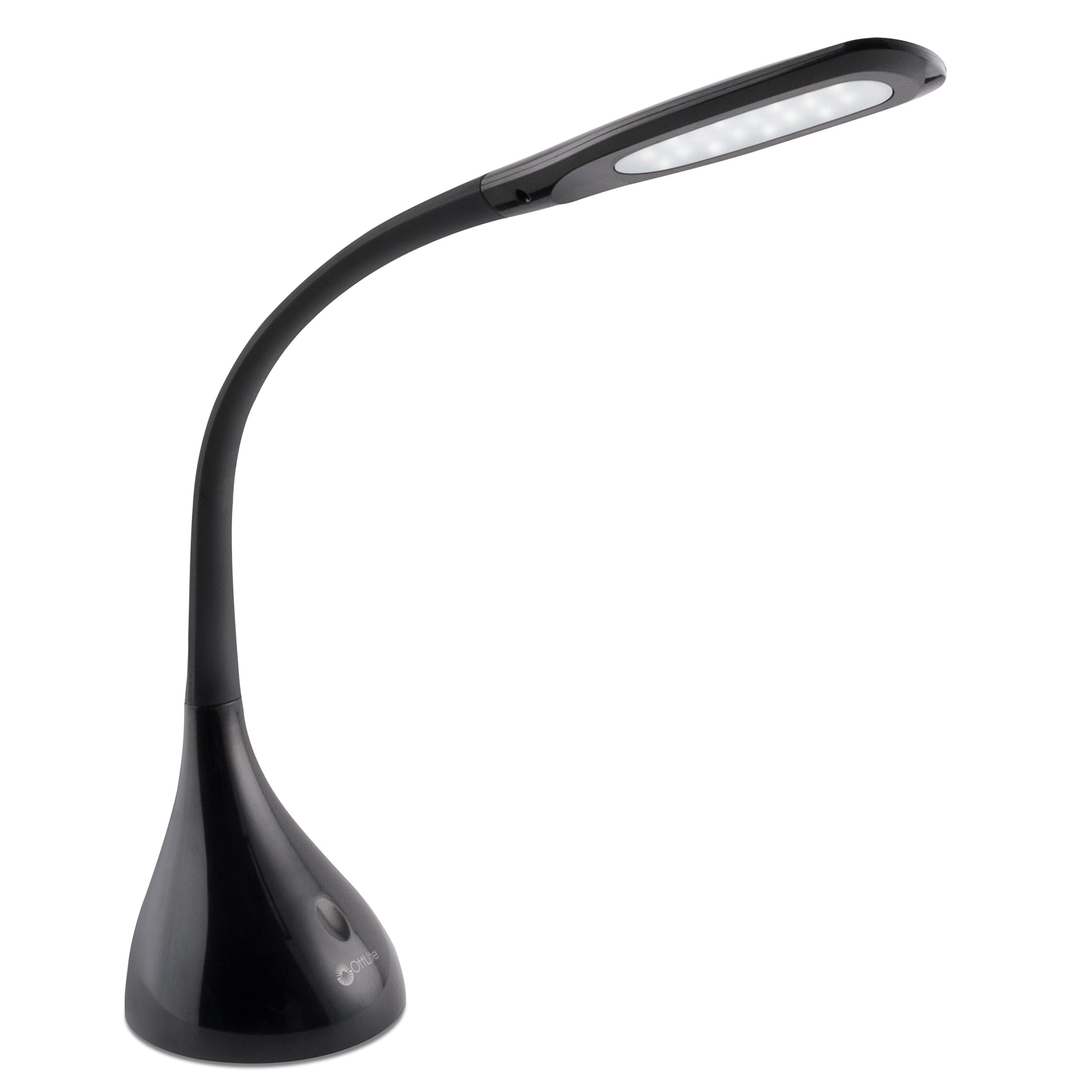 Creative Curves LED Desk Lamp with Adjustable Neck - 4 Dimmable Brightness Settings with Energy Efficient Natural Daylight LEDs for Home Office, Computer Desk, & Dorms