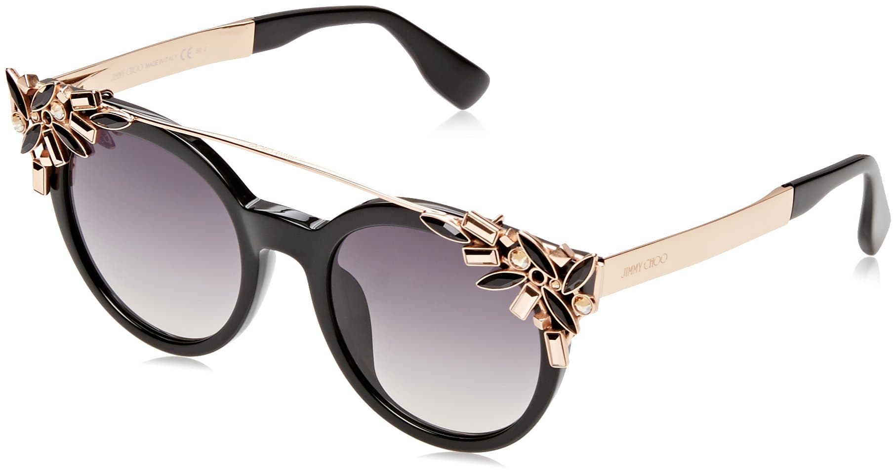 Jimmy Choo Vivy/S Sunglasses Black/Dark Gray Gradient