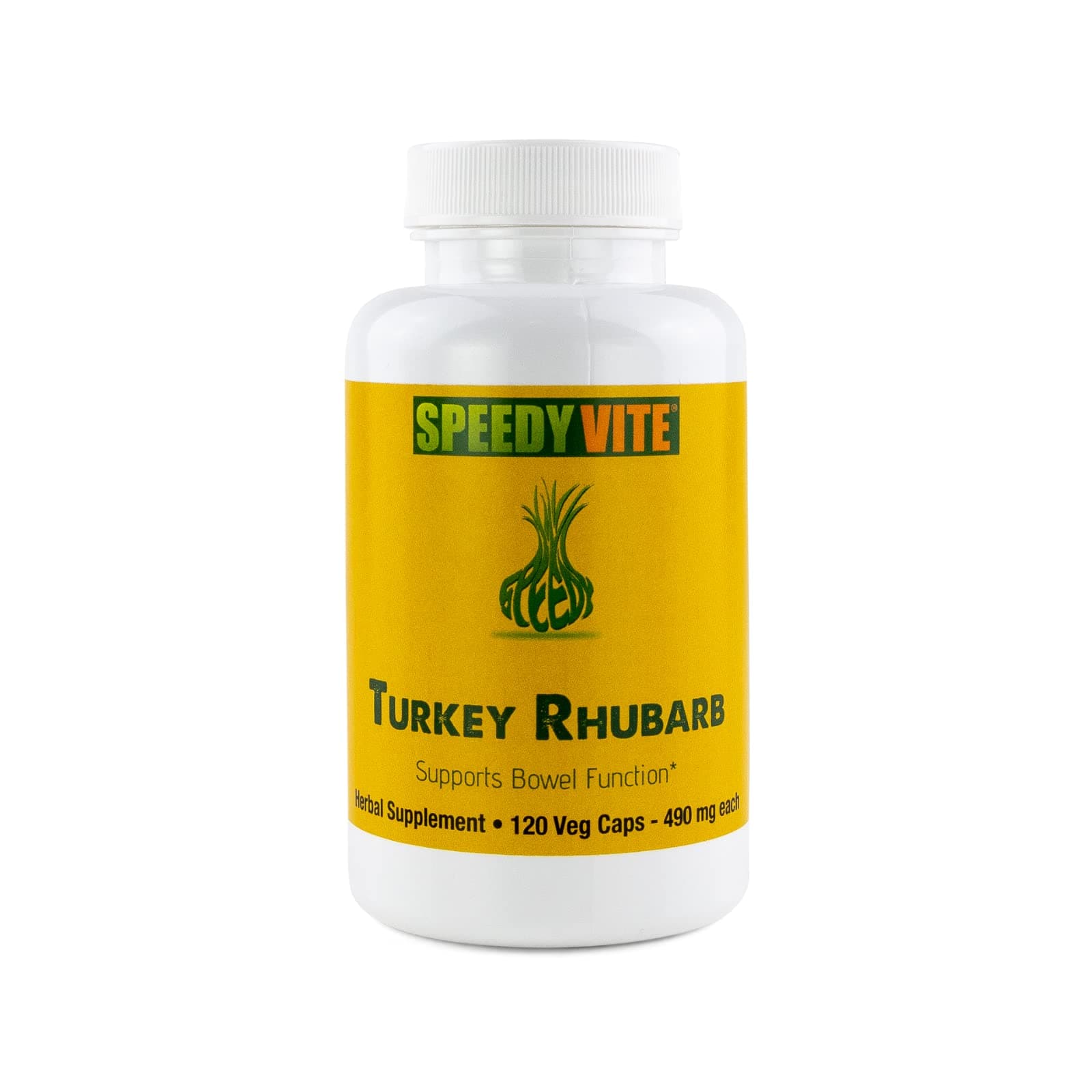 Turkey Rhubarb (120 Veg Capsules)