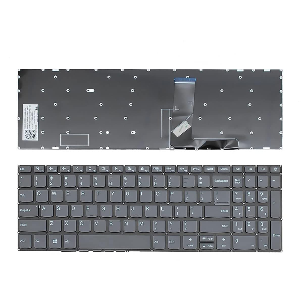 Laptop Replacement Keyboard for Lenovo IdeaPad 320-15 320-15IAP 320-15IKB 520-15ikb 7000-15 330-15IKB 330-15 New US Layout Black