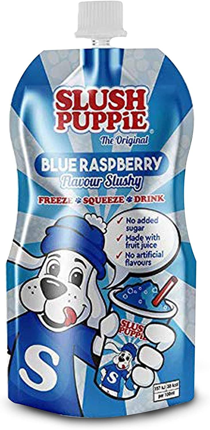 Slush Puppie Pouches Blue Raspberry 6 Pack